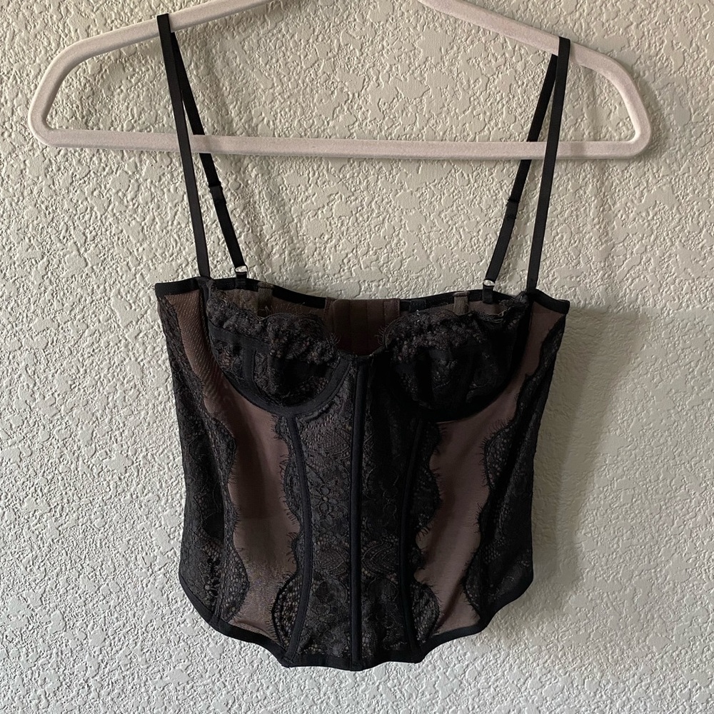 Out From Under Modern Love Corset - Black Size Small